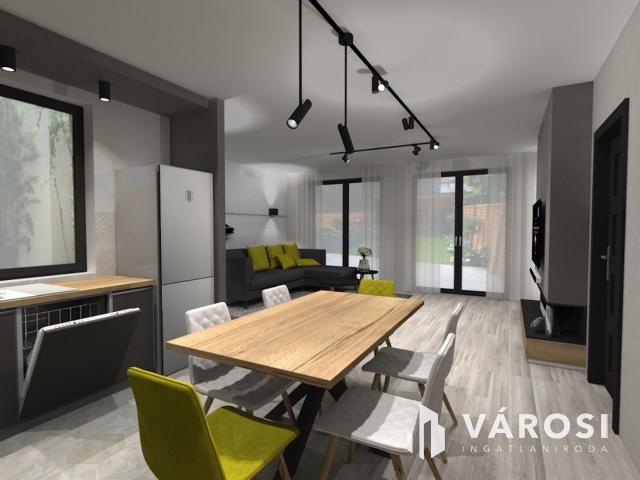 Stílusos otthon nagy terasszal új lakóparkban