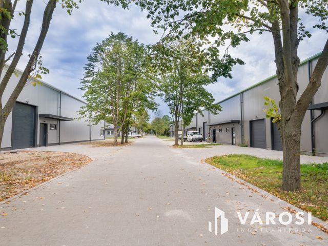 Eladó új, 322 m2-es raktárcsarnok Alsónémedin