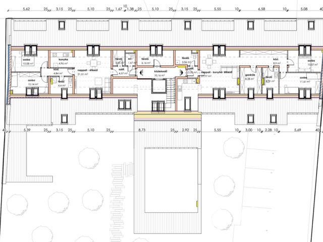 Harmadik emeleti újépítésű lakás,Hagymatikumtól 30 méterre 2